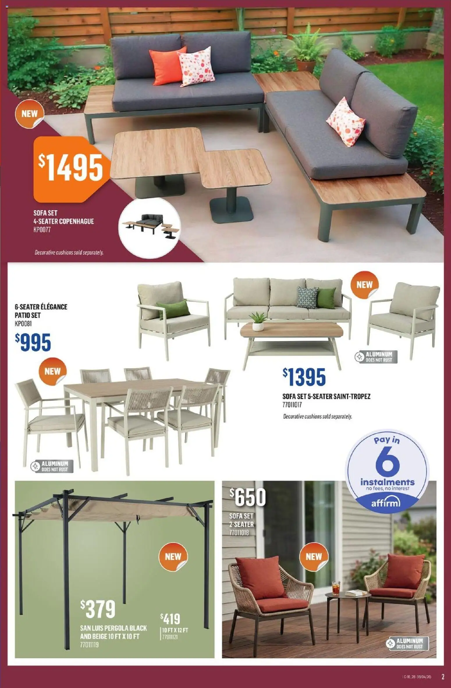 Canac weekly flyer - page 2- valid from Apr 16, 2026