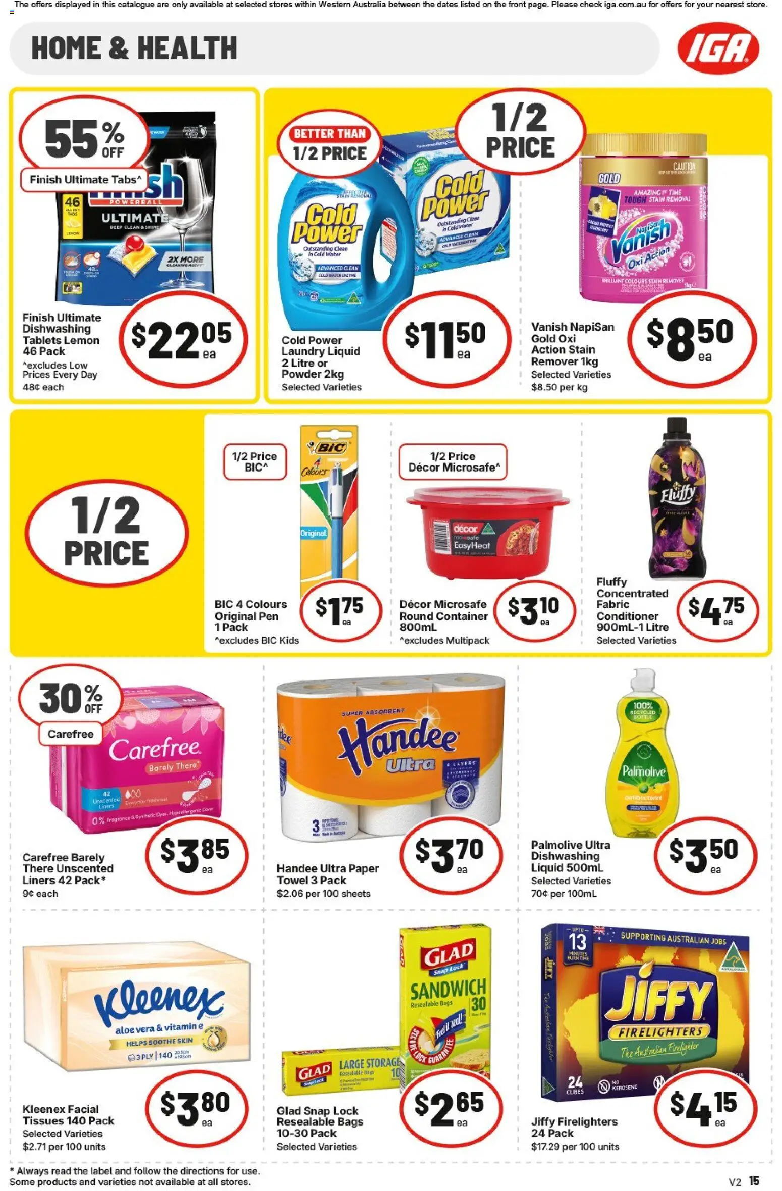 IGA Catalogue NT/WA - page 15- valid from 14/01/2026
