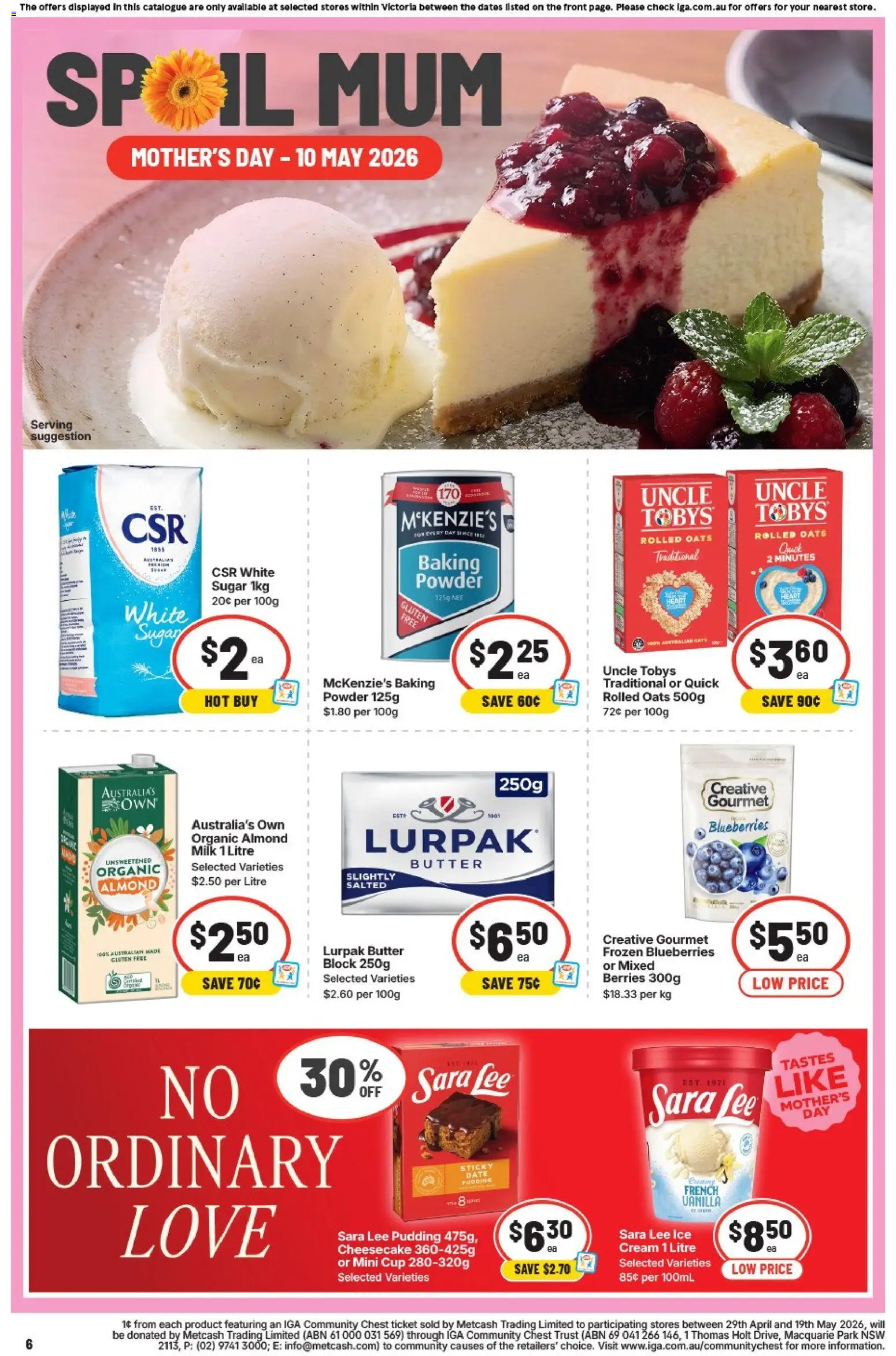 IGA catalogue  - page 6- valid from 29/04/2026
