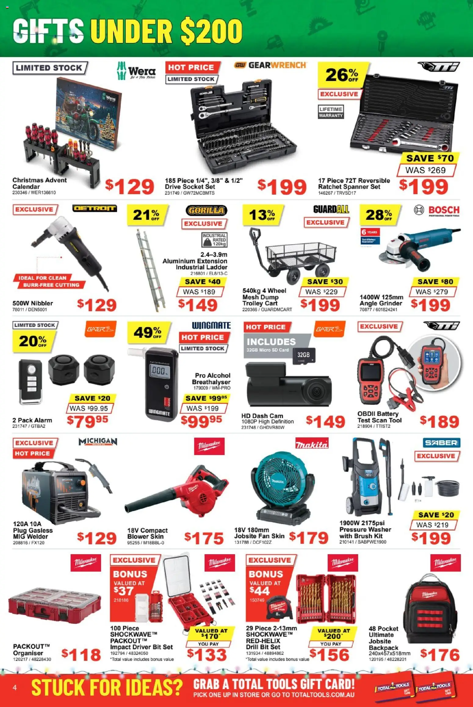 Total Tools Catalogue - page 4- valid from 02/12/2025