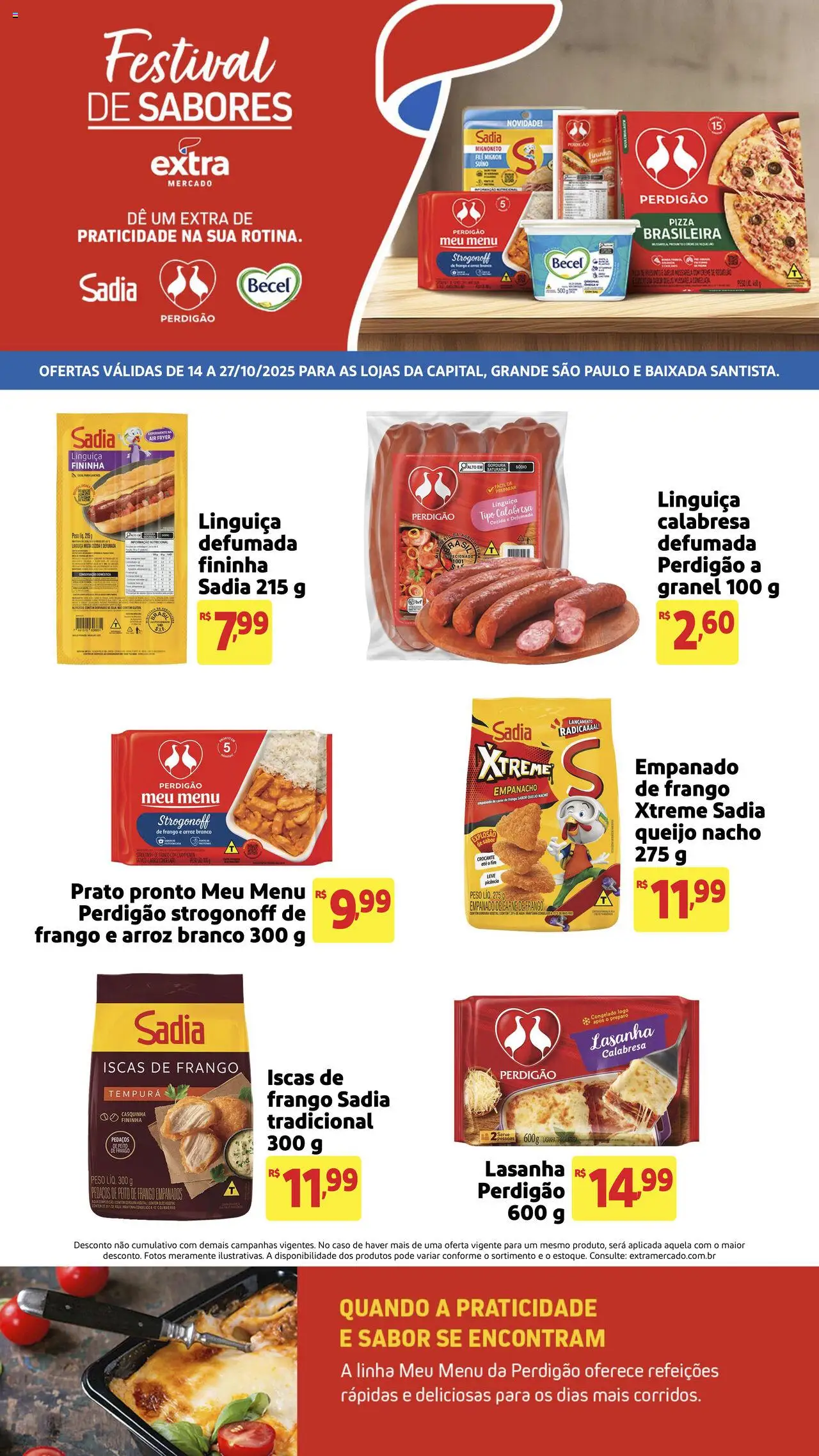 Extra - Ofertas de Mercado Festival de Sabores - página 1- válido a partir de 14/10/2025
