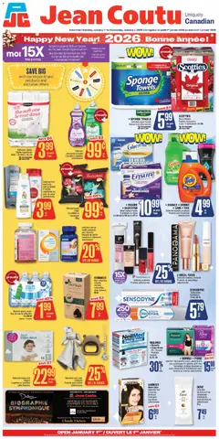 Preview Jean Coutu weekly flyer valid from Jan 1, 2026