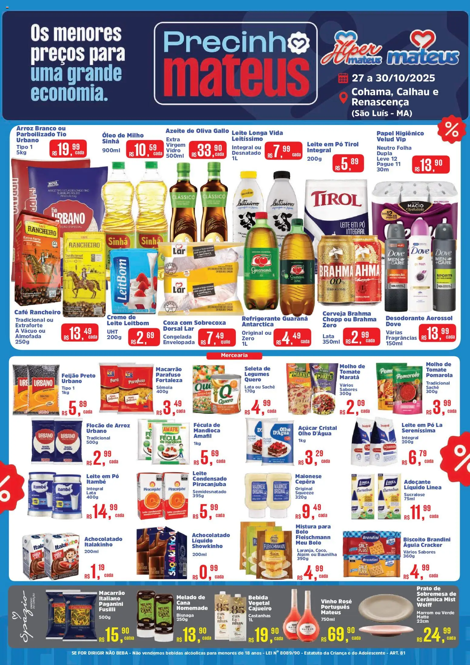 Mateus - Ofertas da semana - página 1- válido a partir de 27/10/2025
