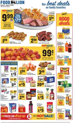 Preview Food Lion Weekly Ad valid from 08/13/2025