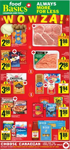 Preview Food Basics weekly flyer / circulaire valid from Jul 24, 2025
