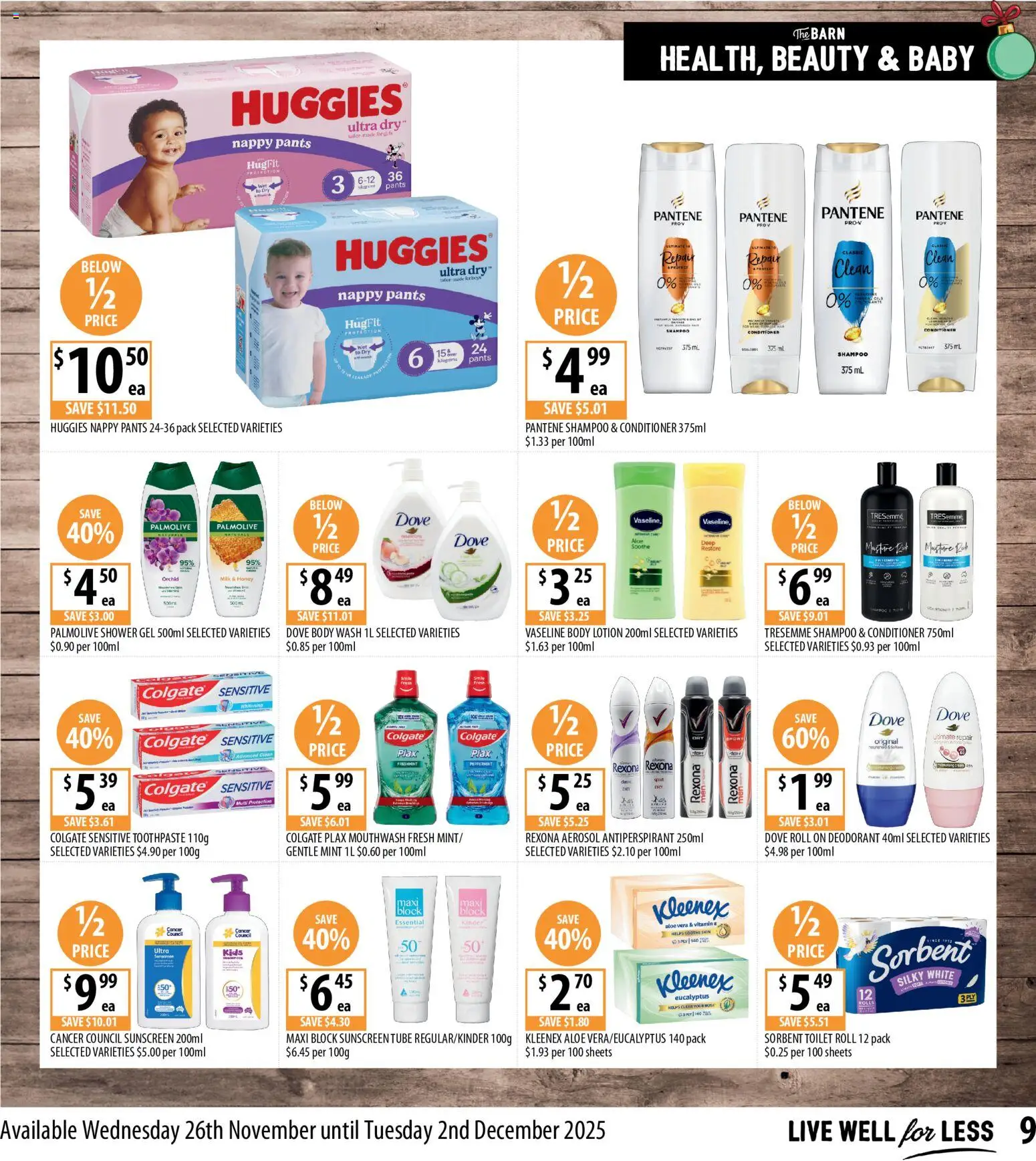 Supabarn  Catalogue  - page 9- valid from 26/11/2025