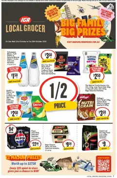 IGA catalogue preview - valid from 22/10/2025