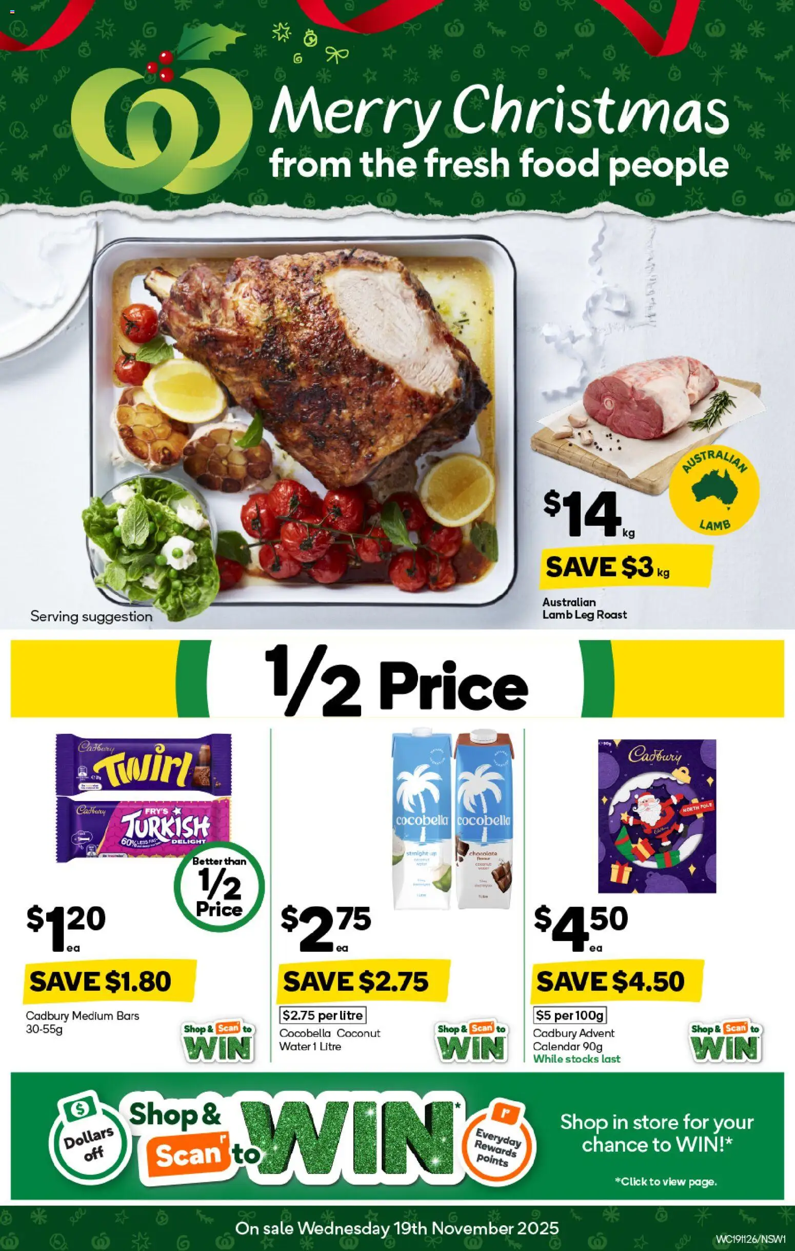 Woolworths Black Friday - page 1- valid from 19/11/2025
