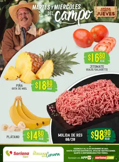 Soriana - Martes y Miércoles del Campo Súper: Tamaulipas (excepto Cd. Victoria y Tampico) válido desde 10/12/2025