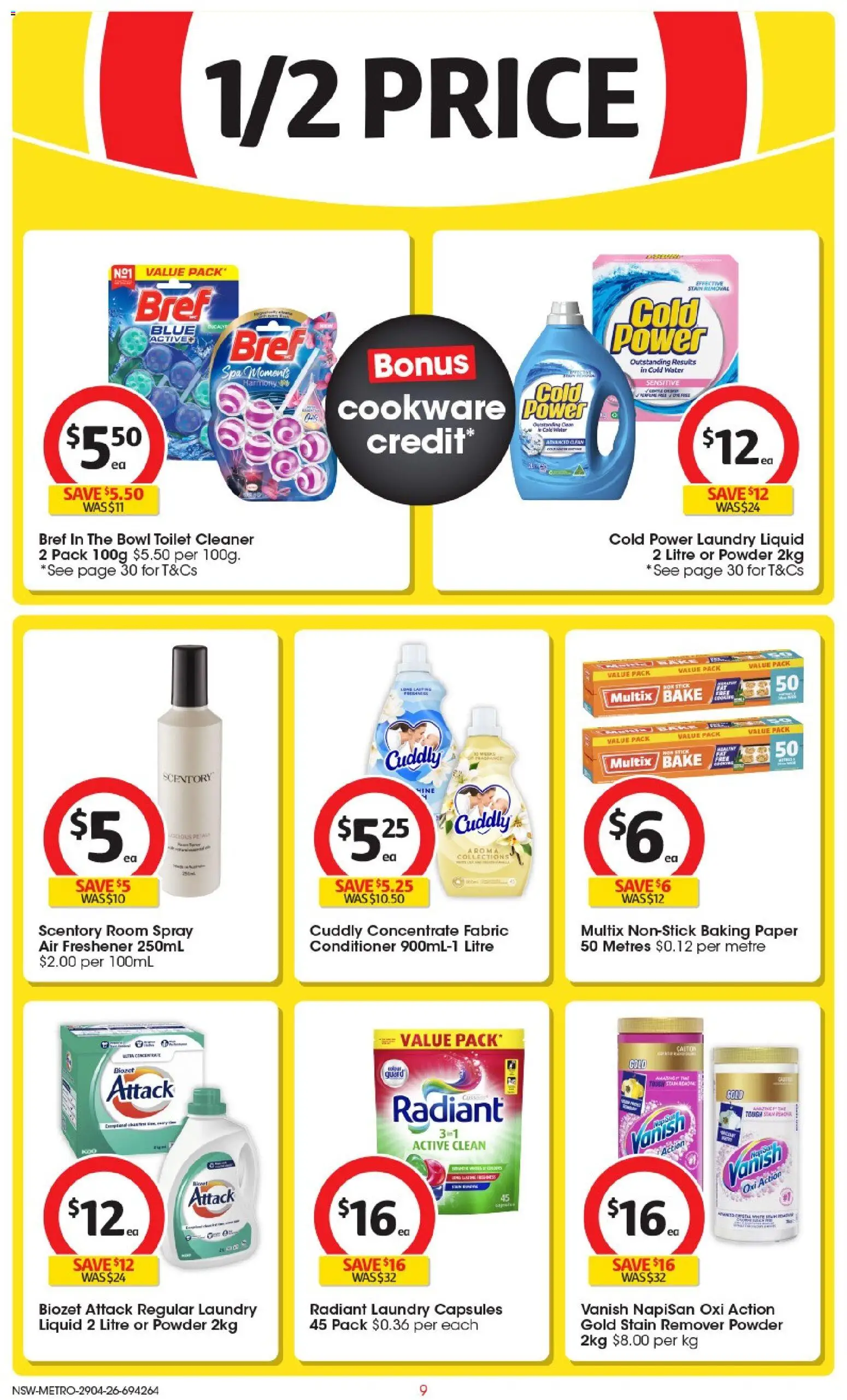 Coles catalogue  - page 9- valid from 29/04/2026
