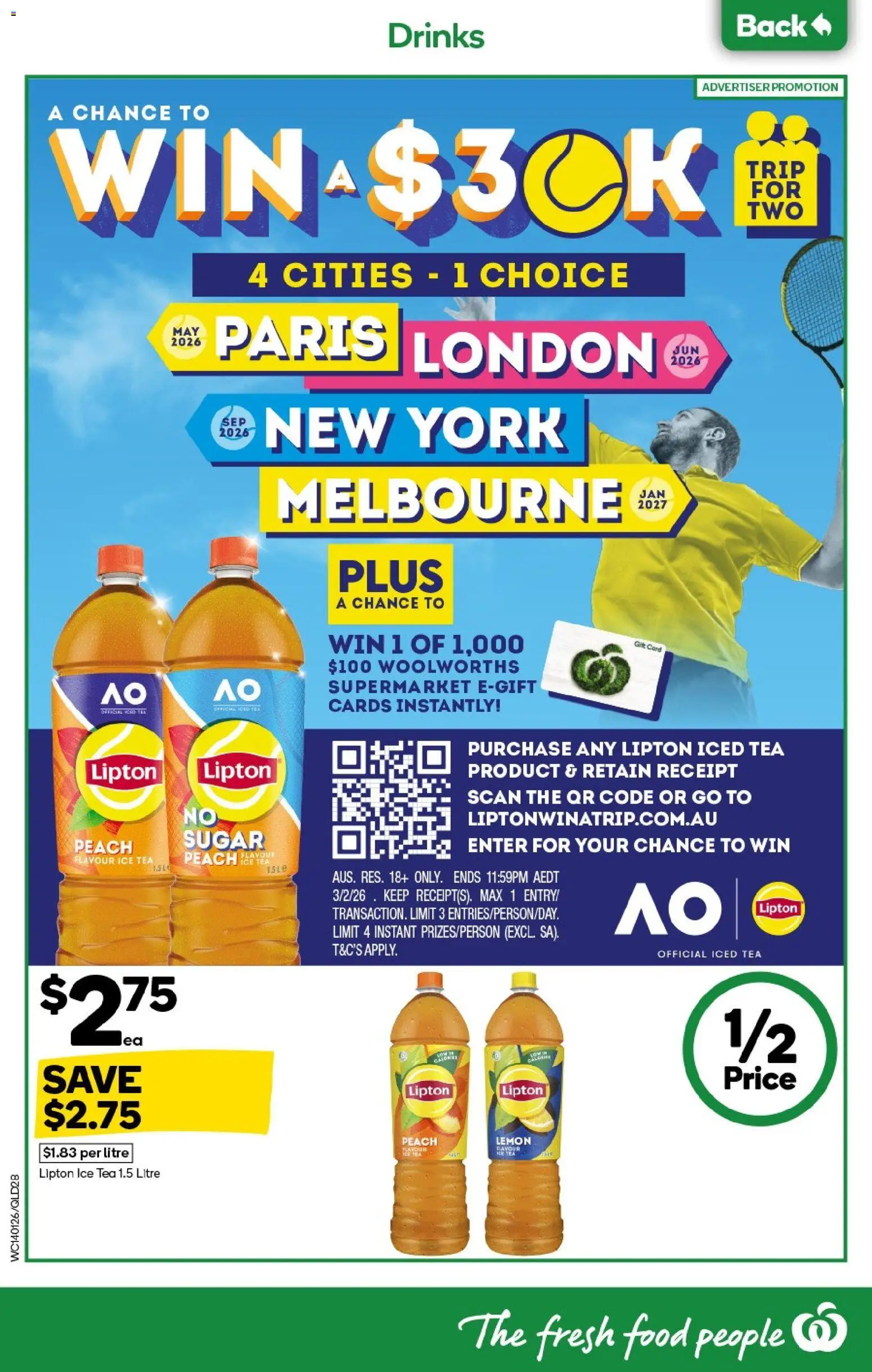 Weekly catalogue Woolworths FNQ 14/01 - page 28- valid from 14/01/2026