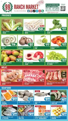 Preview 99 Ranch Market Perishables valid from 07/18/2025