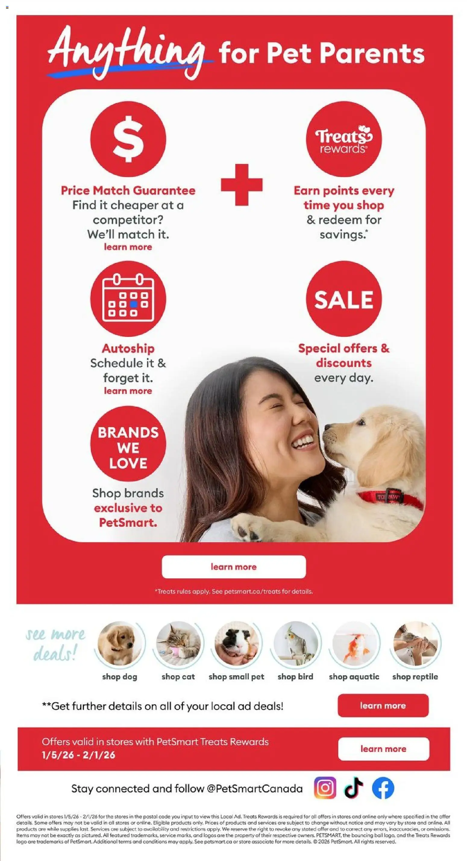 Petsmart flyer / circulaire - page 11- valid from Jan 5, 2026