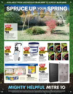Mitre 10 catalogue preview - valid from 10/09/2025