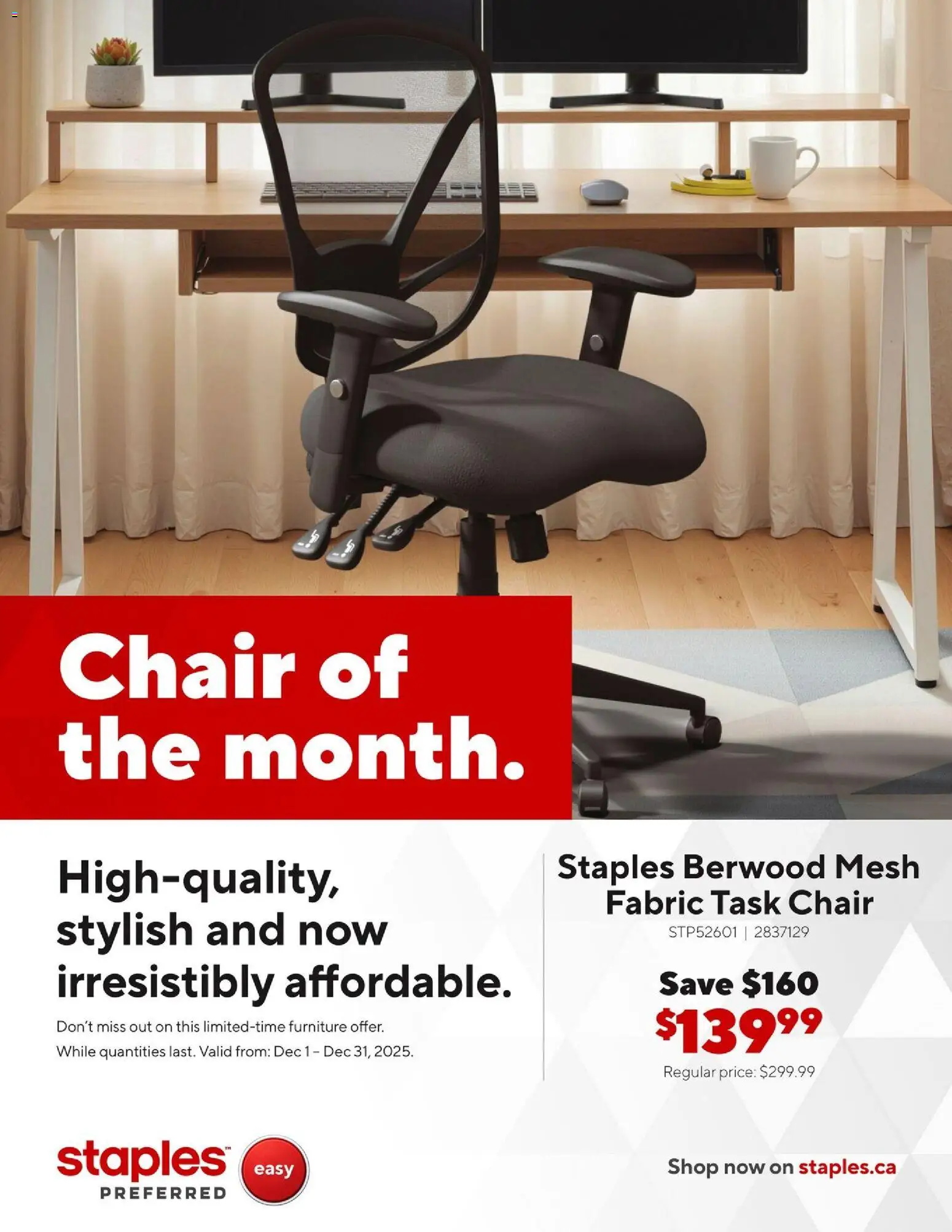 Staples - Business Flyer - page 1- valid from Dec 16, 2025