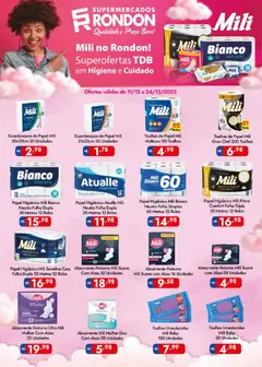 Pré-visualização Supermercados Rondon - Ofertas Mili válida a partir de 11/12/2025