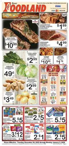 Preview Foodland Weekly Ad valid from 12/30/2025