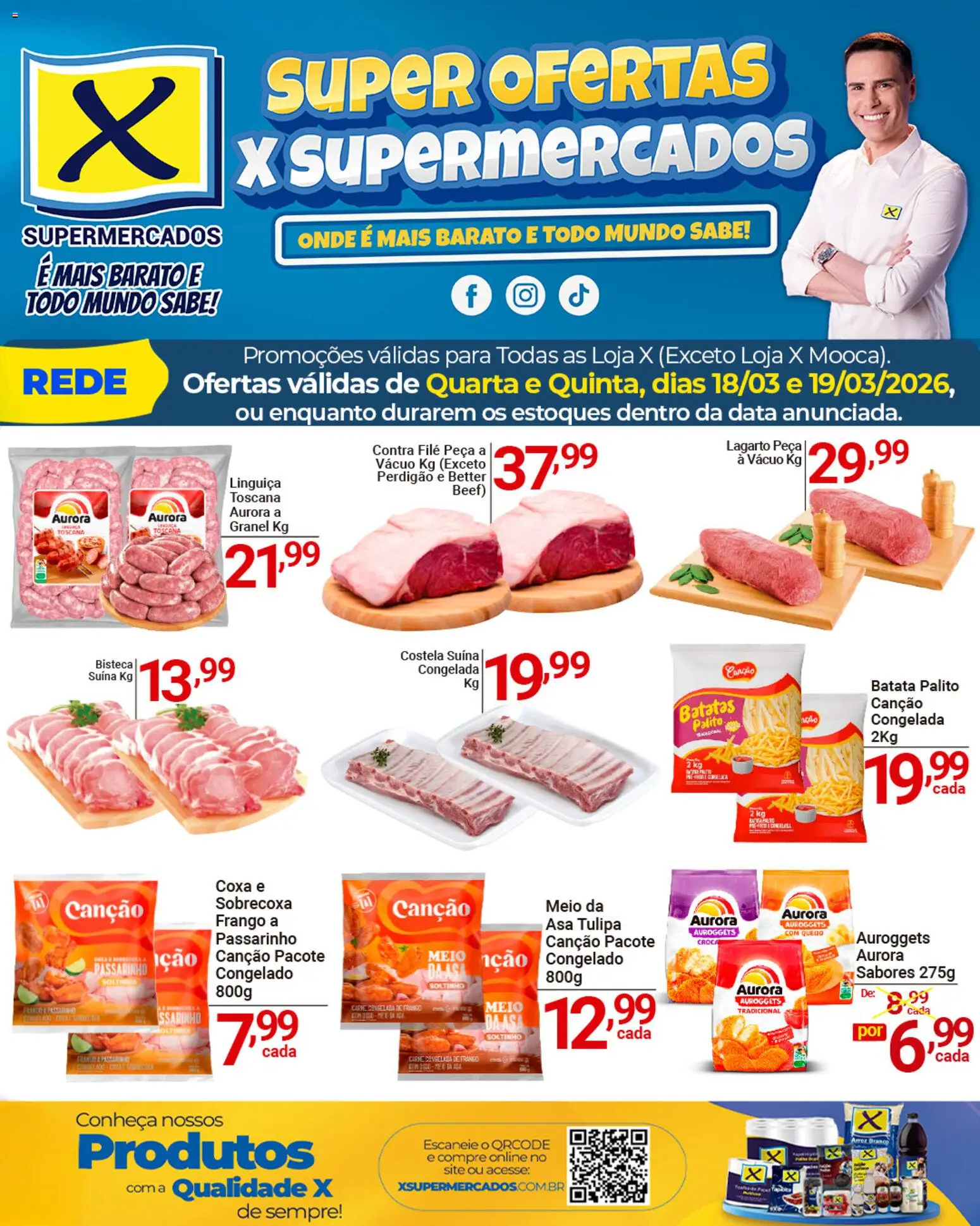 X Supermercados - Ofertas da semana - página 1- válido a partir de 18/03/2026
