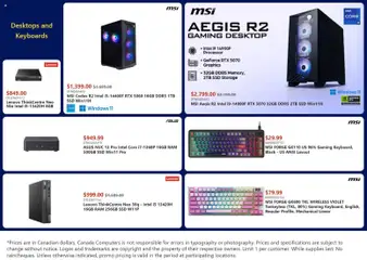 Preview Canada Computers weekly flyer valid from Apr 10, 2026