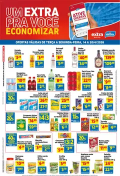 Pré-visualização Extra ofertas de Mercado Semanal válida a partir de 14/04/2026
