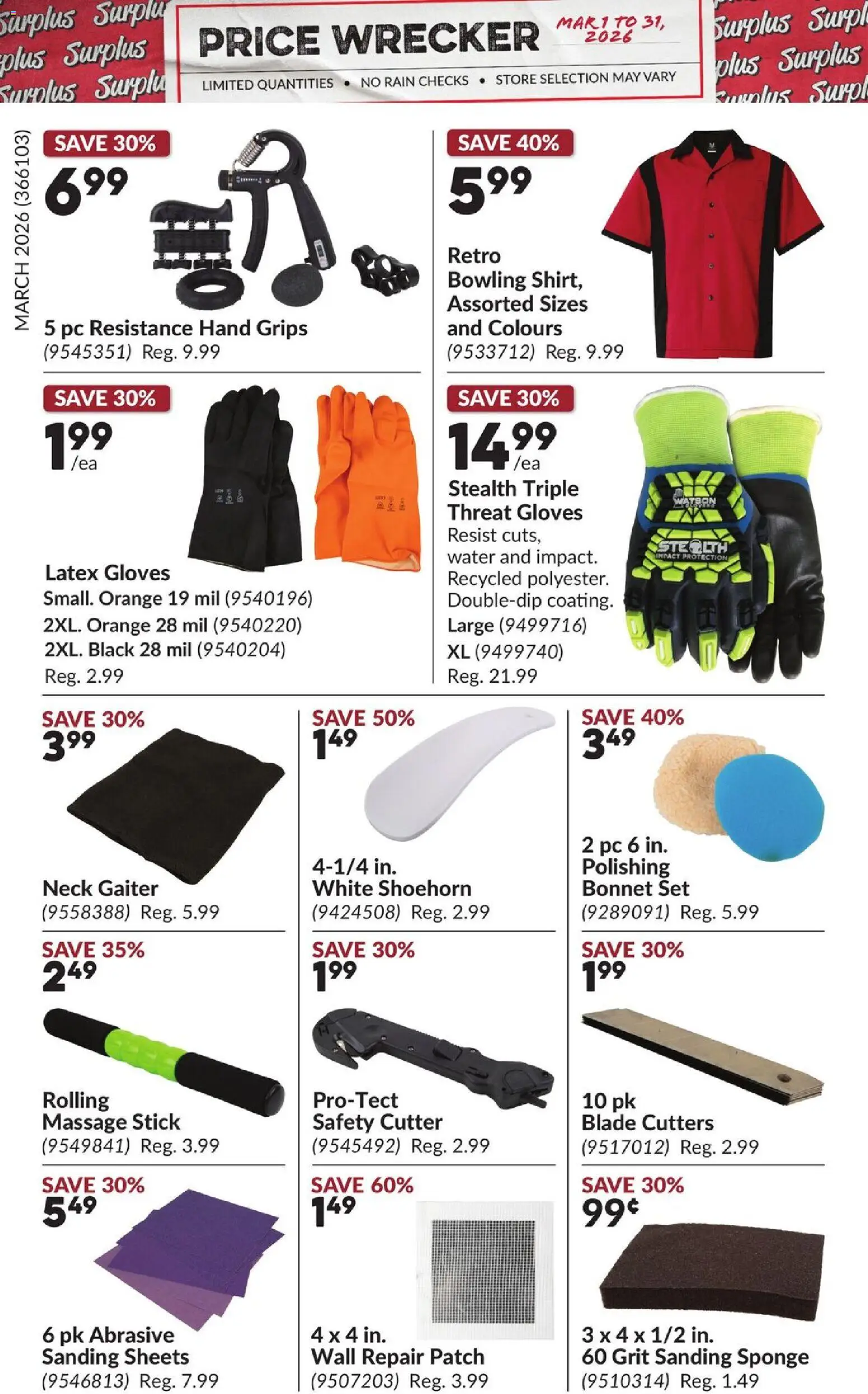 Princess Auto flyer - Price Wrecker - page 13- valid from Mar 1, 2026