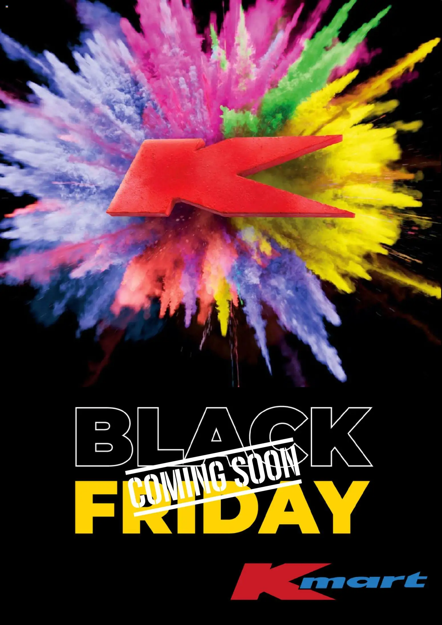 Kmart Black Friday Notice - page 1- valid from 27/10/2025