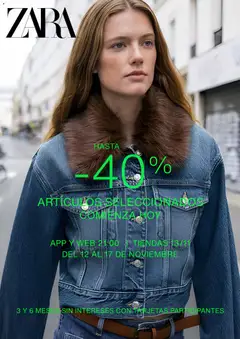 Zara Buen Fin válido desde 12/11/2025
