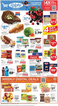 Preview Ralphs Weekly Ad valid from 08/27/2025