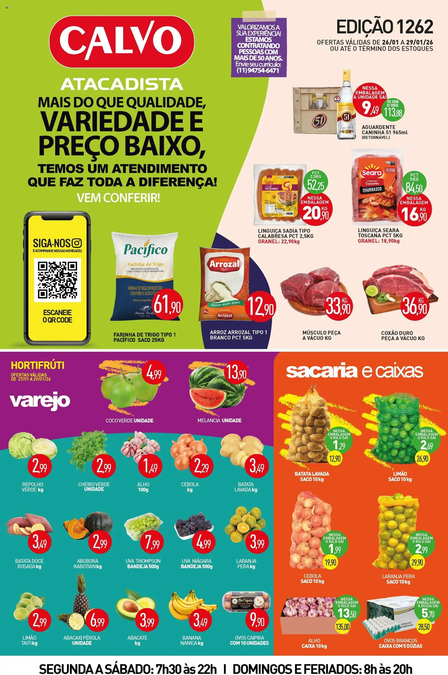 Calvo Atacadista - Ofertas da semana - página 1- válido a partir de 26/01/2026
