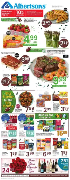 Preview Albertsons Weekly Ad valid from 02/04/2026