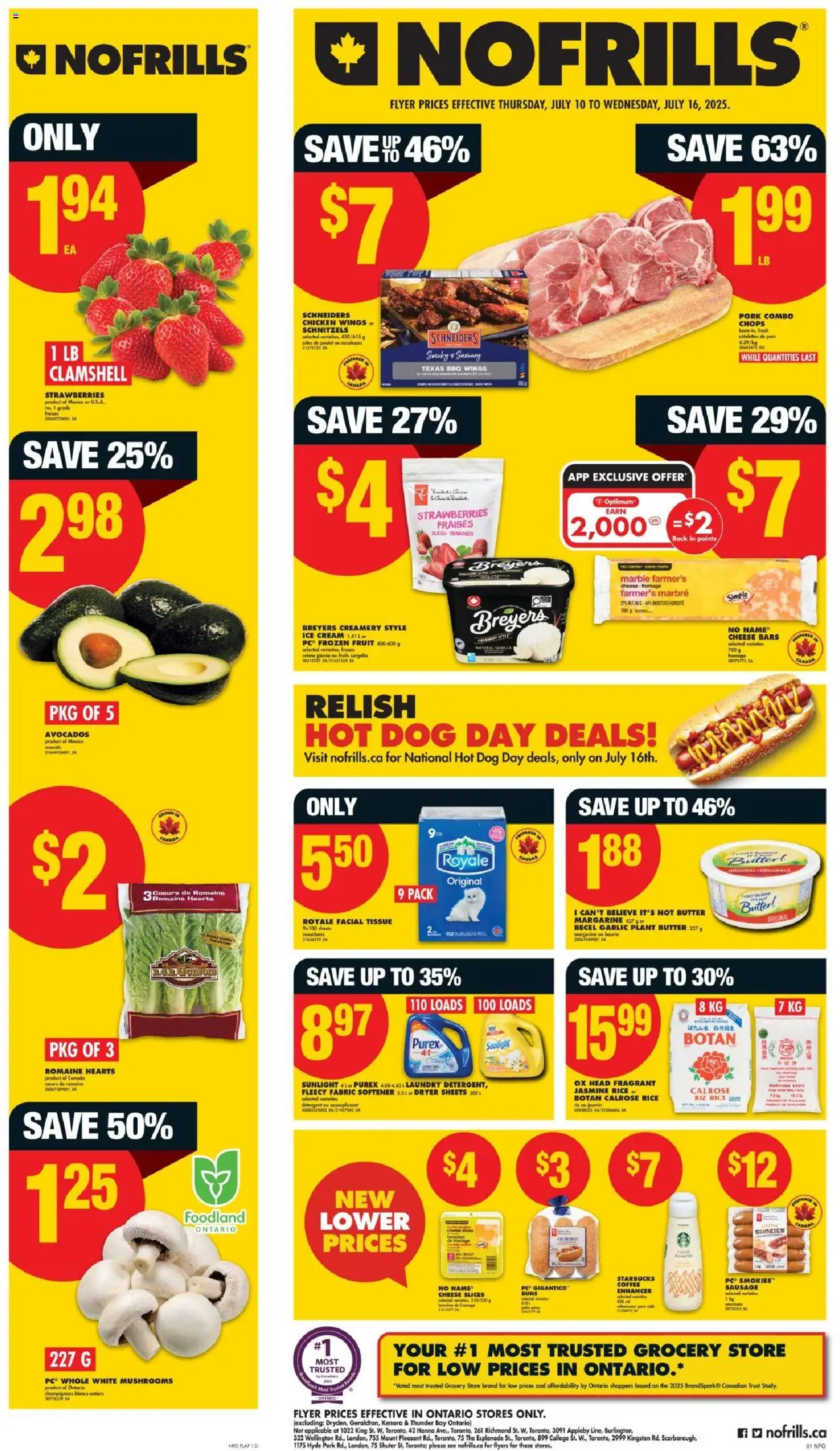 No Frills weekly flyer / circulaire - page 2- valid from Jul 10, 2025