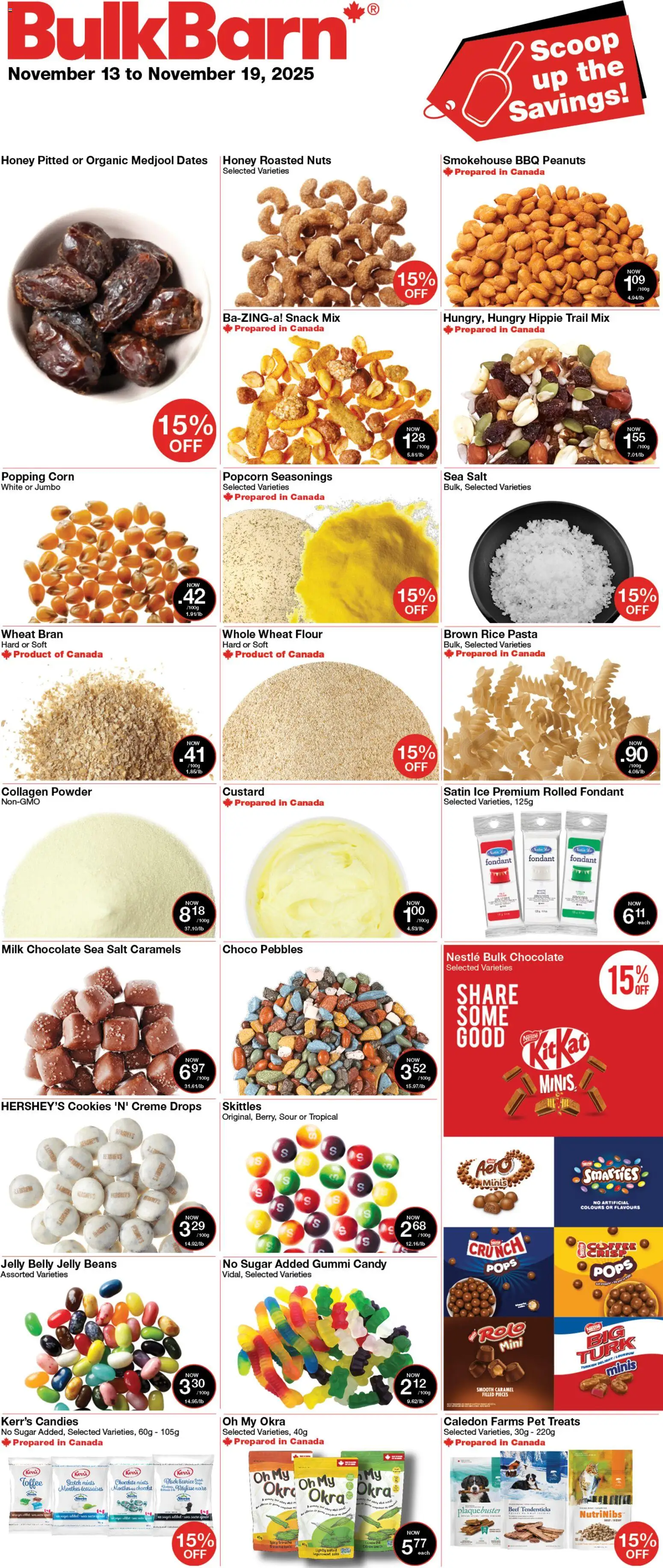 Bulk Barn weekly flyer - page 1- valid from Nov 13, 2025