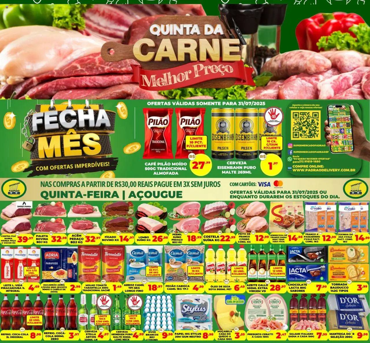 Supermercado Padrão - Ofertas Quinta da Carne - página 1- válido a partir de 31/07/2025

