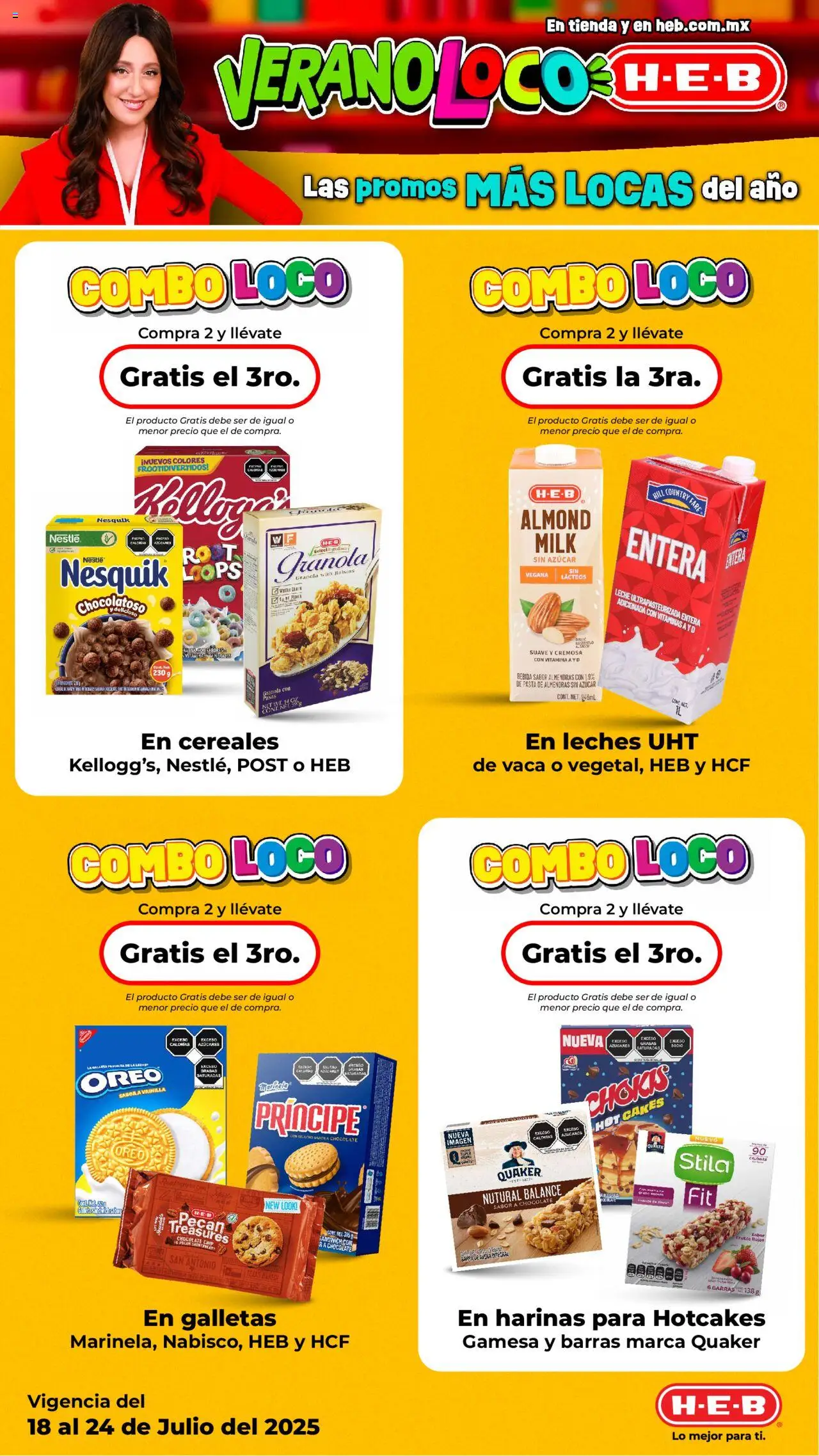 H-E-B folleto - página 3- válido desde 18/07/2025