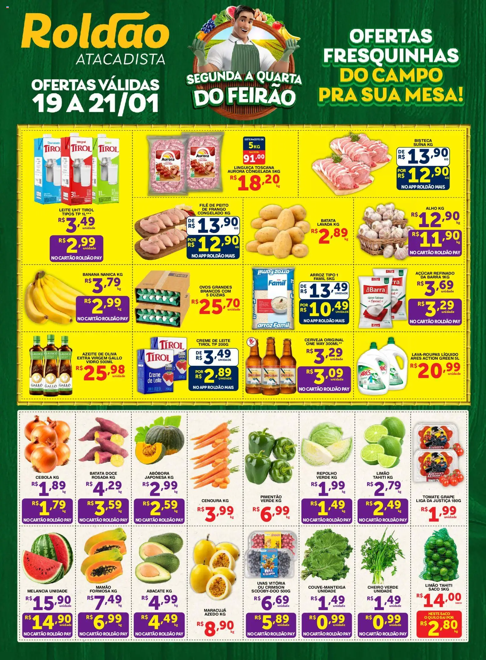 Roldão - Ofertas Hortifruti - página 1- válido a partir de 19/01/2026
