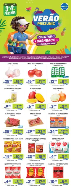 Pré-visualização Encarte Prezunic válida a partir de 06/01/2026