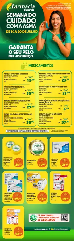Pré-visualização Cooper - Ofertas Semana do Cuidado com a Asma válida a partir de 14/07/2025