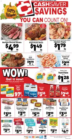 Preview Market Basket Cash Saver valid from 10/29/2025