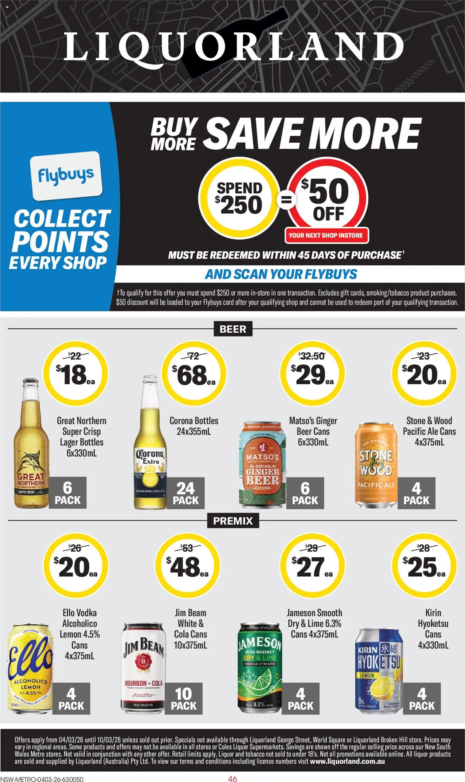 Coles catalogue  - page 46- valid from 04/03/2026