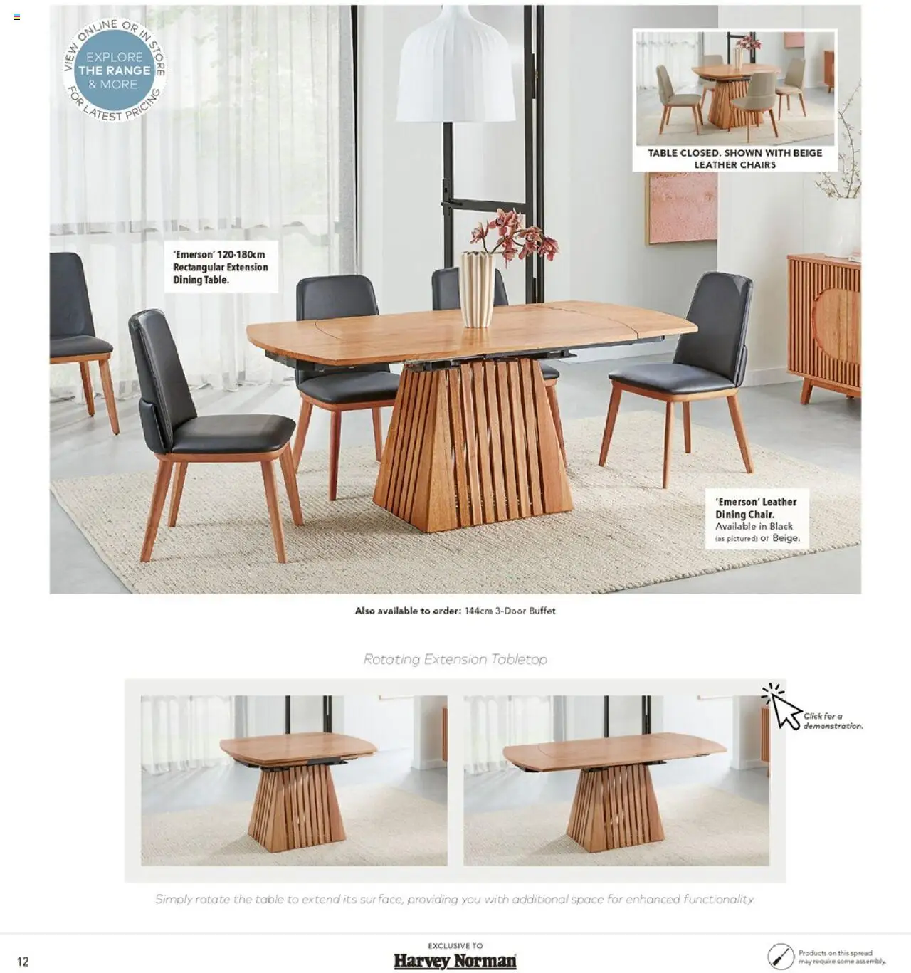 Harvey Norman - HOME – Distinct Style Dining Collections - page 12- valid from 15/07/2025