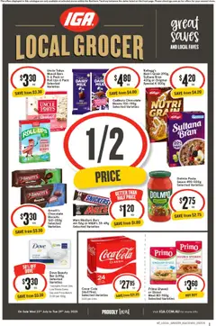 IGA catalogue preview - valid from 23/07/2025