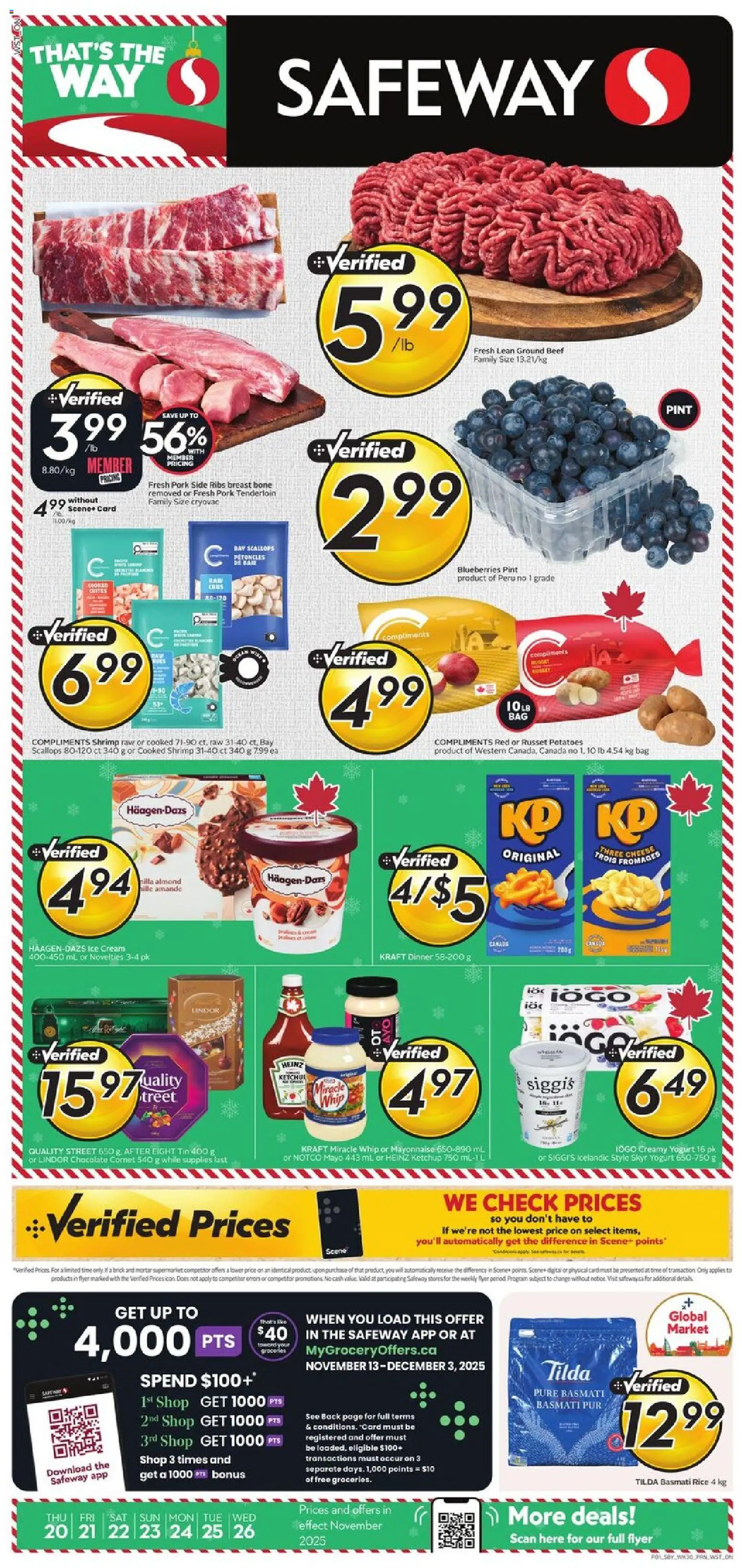 Safeway weekly flyer / circulaire - page 1- valid from Nov 20, 2025