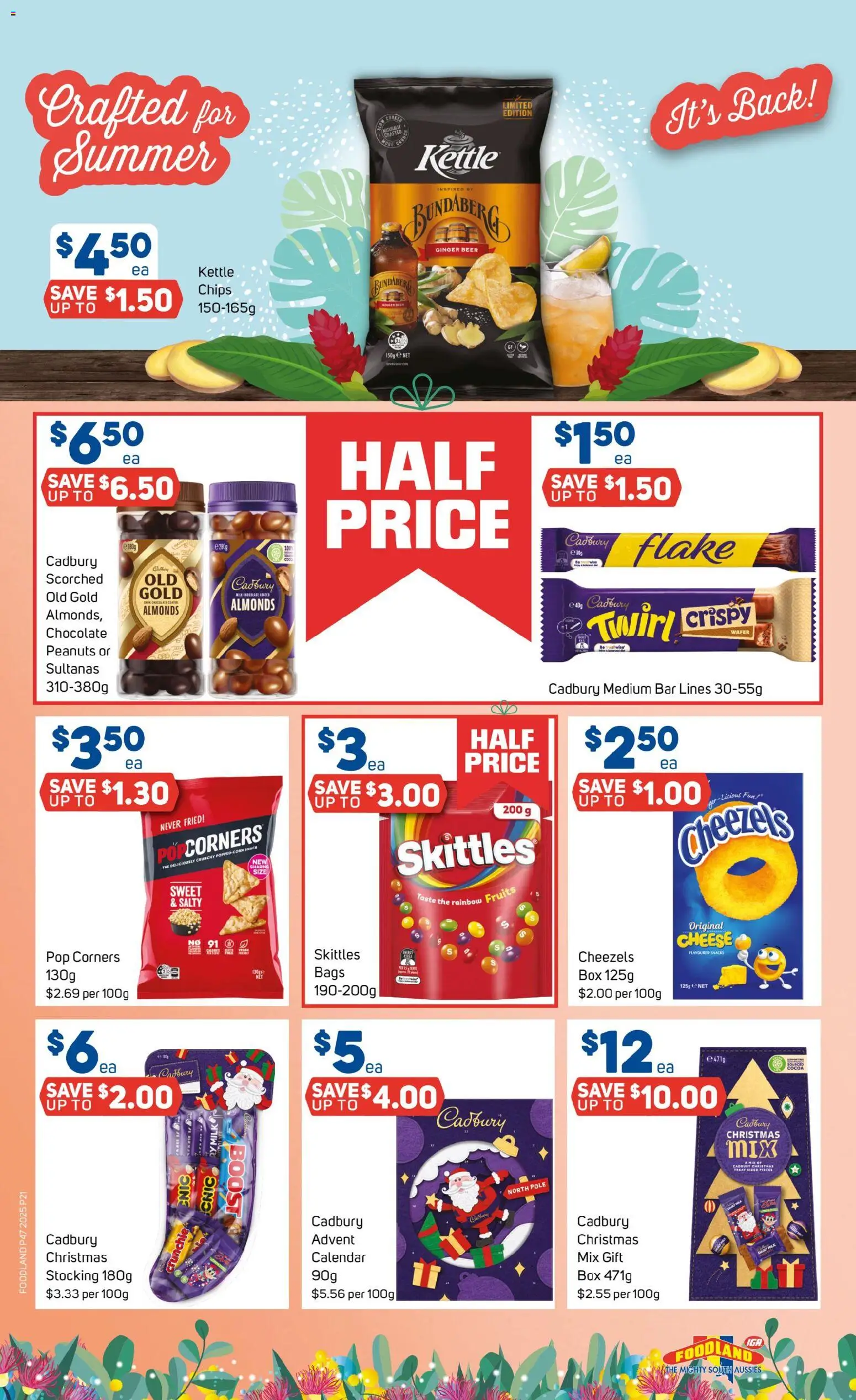 Foodland  Catalogue  - page 21- valid from 19/11/2025