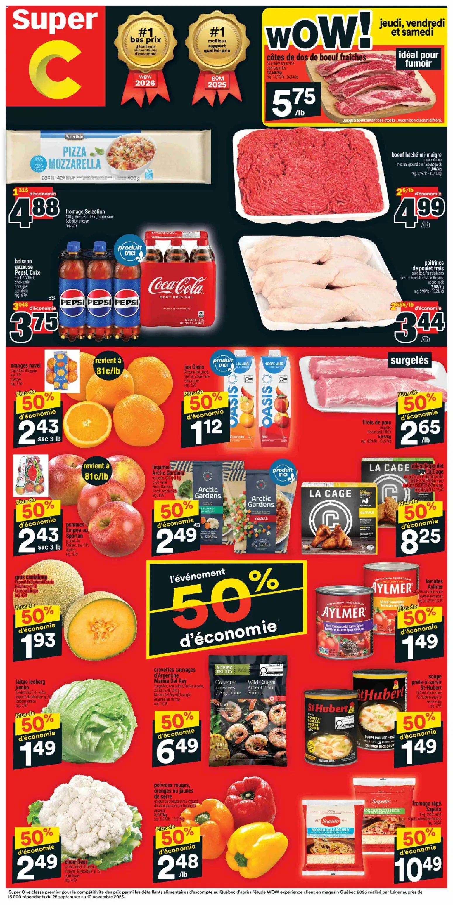 Super C weekly flyer / circulaire - page 1- valid from Apr 9, 2026