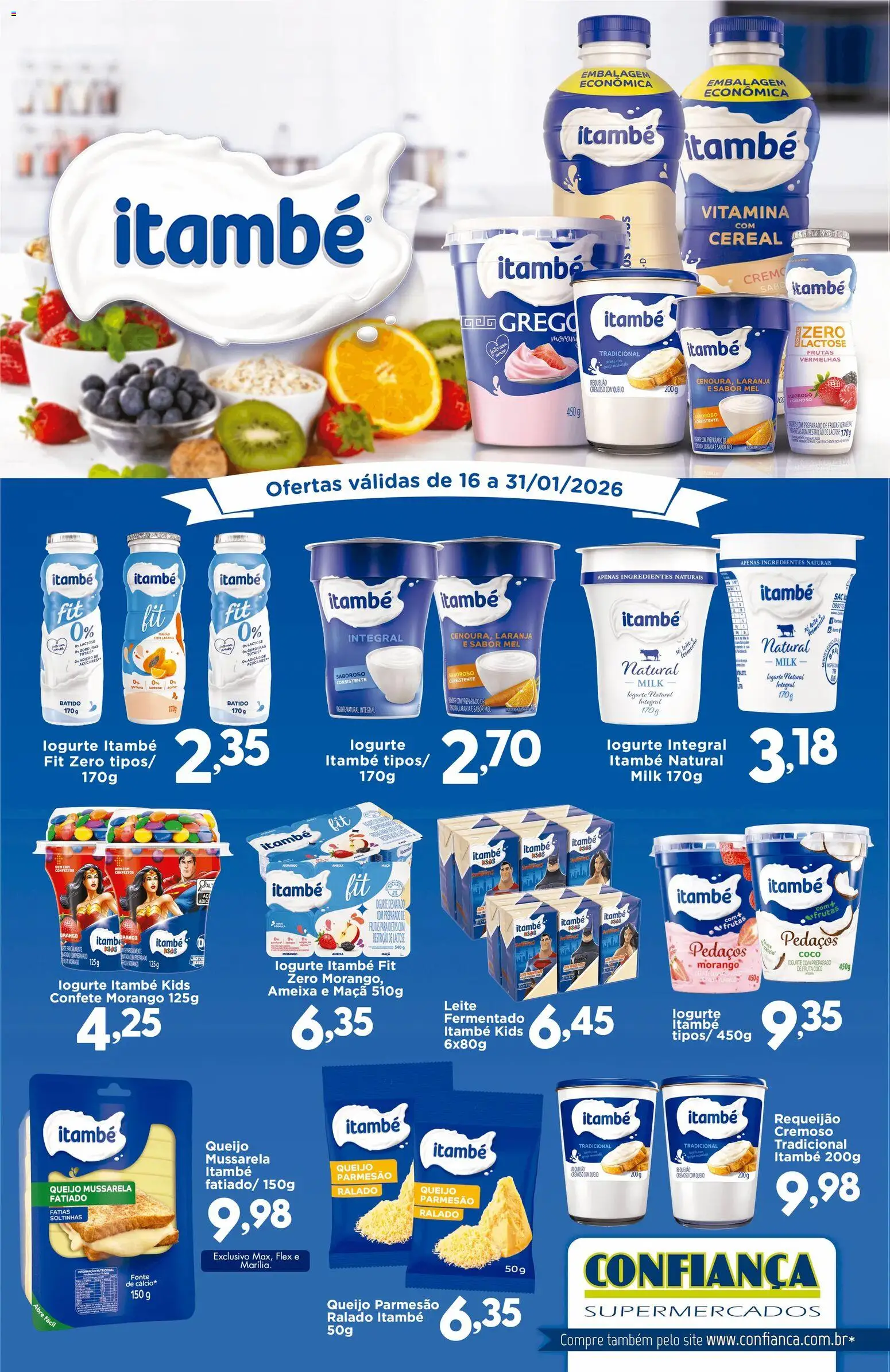 Confiança - Ofertas Itambé - página 1- válido a partir de 16/01/2026
