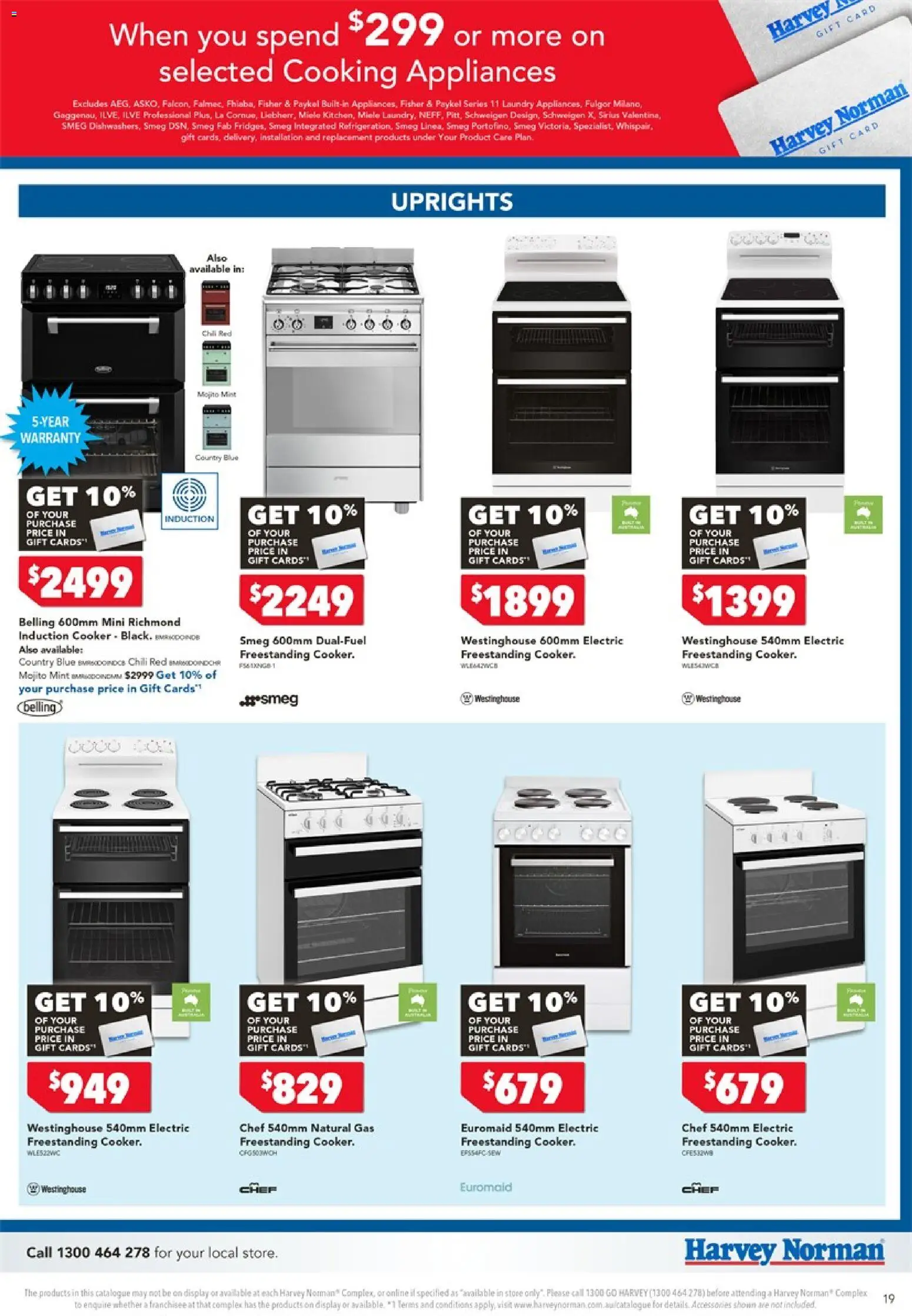 Harvey Norman Cooking Gift Card - page 19- valid from 20/02/2026