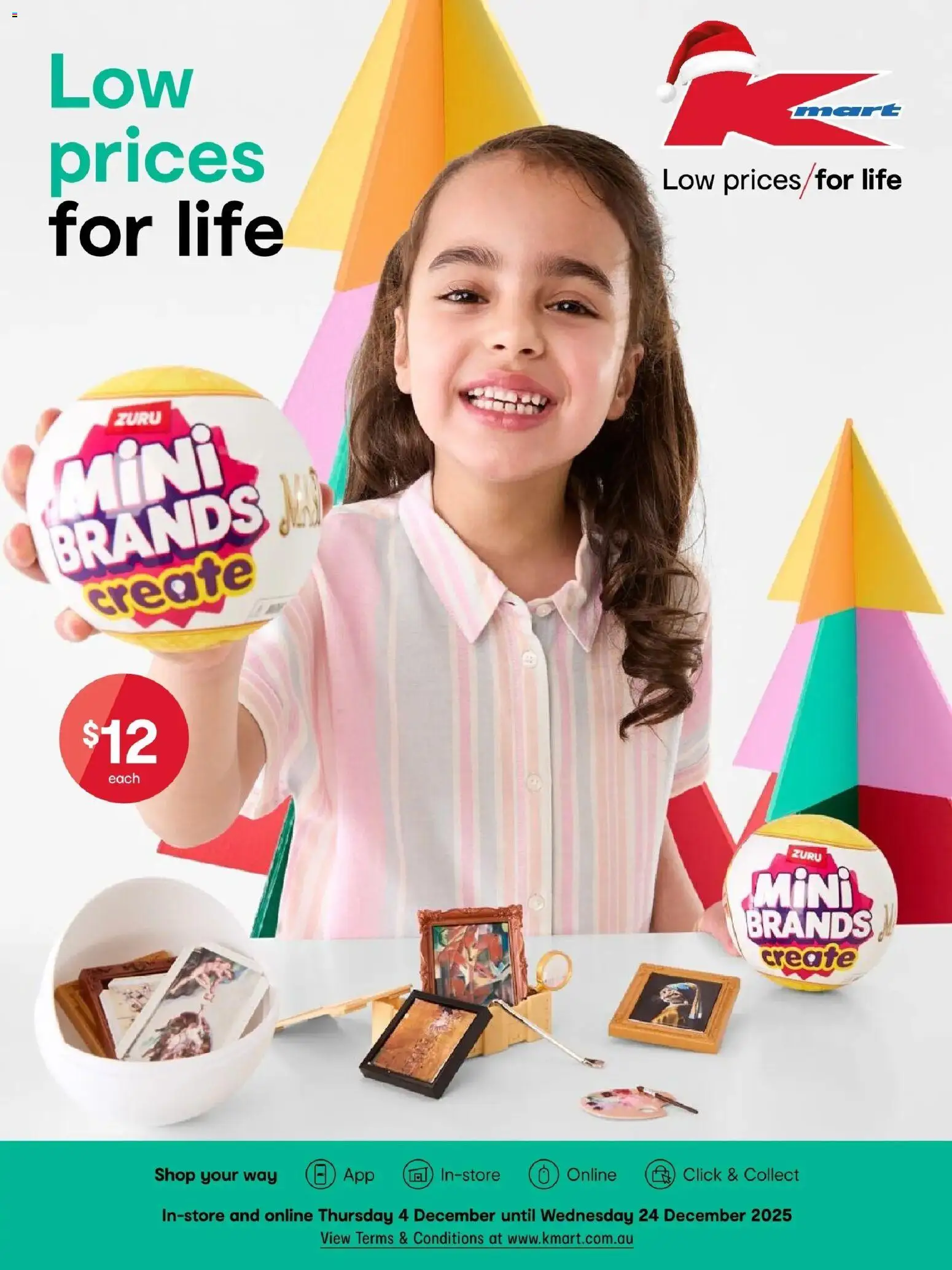 Kmart  Catalogue  - page 1- valid from 04/12/2025