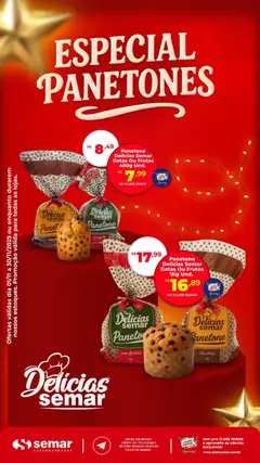 Pré-visualização Semar Supermercado - Ofertas Panetones válida a partir de 01/11/2025