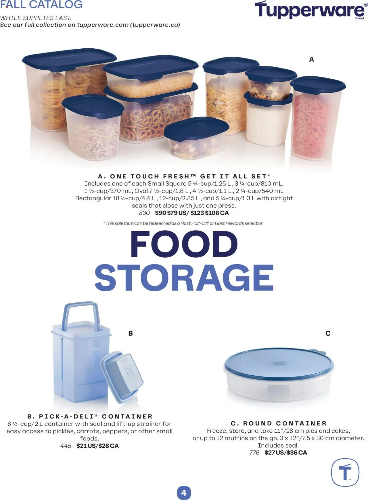 Tupperware - Fall 2025 Catalog - page 4- valid from Sep 1, 2025