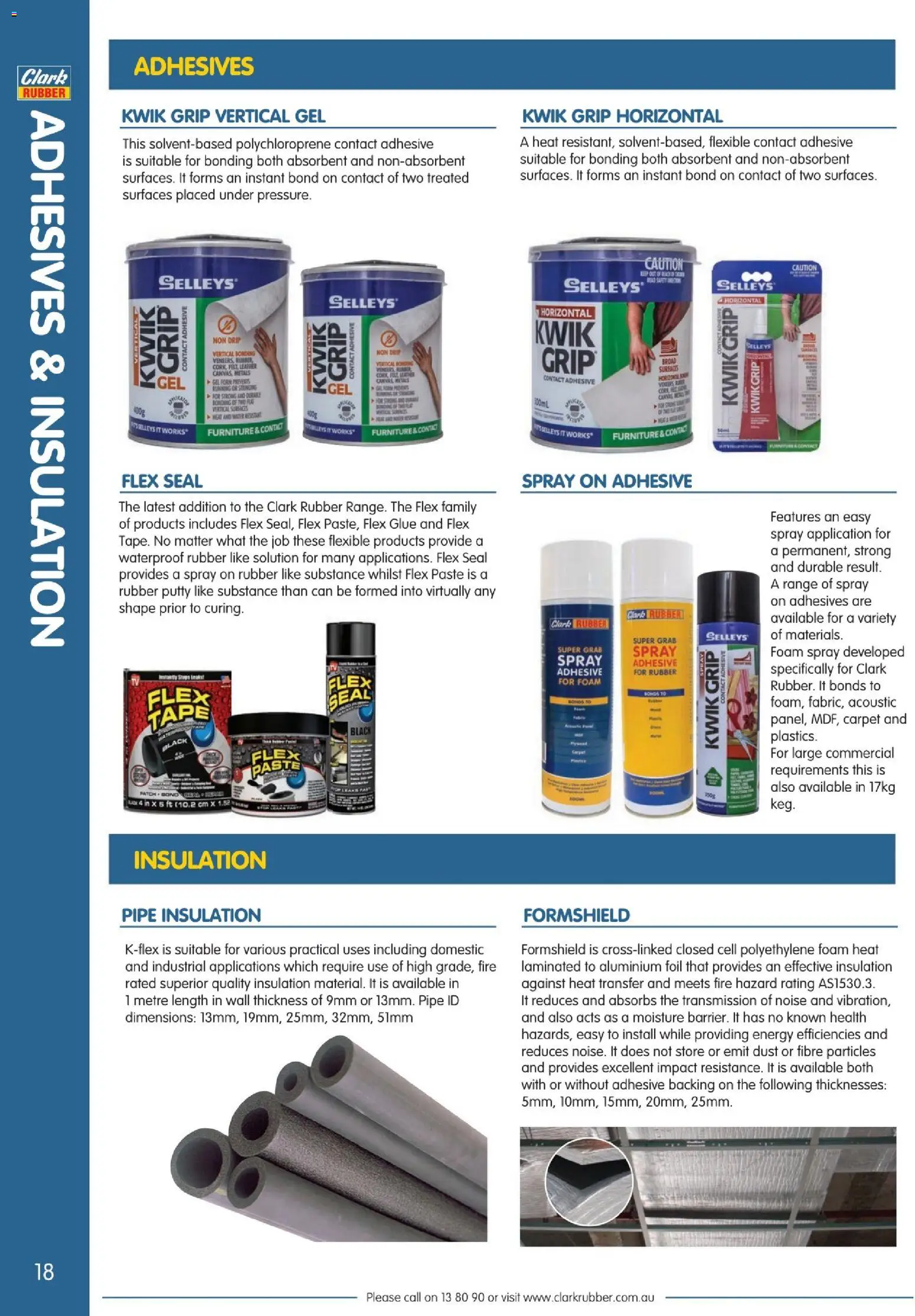 Clark Rubber catalogue  - page 18- valid from 02/04/2026